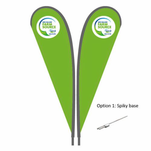 Farm Source Teardrop Banner