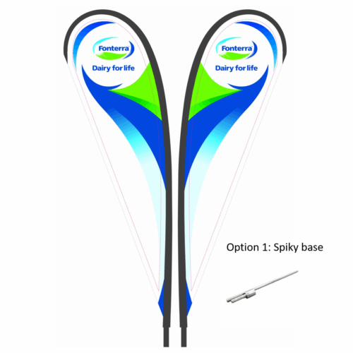 Fonterra Teardrop Banner